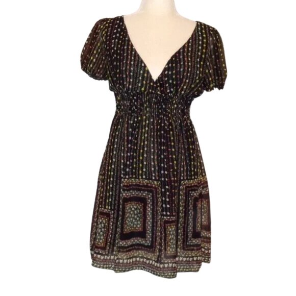 Lined Floral Printed Dress - Medium - Picture 1 of 8